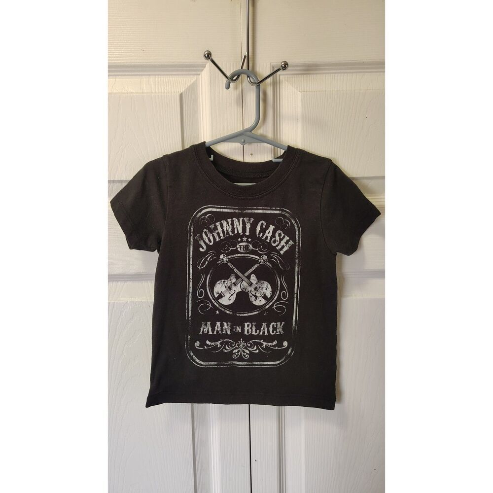 Johnny Cash Man In Black Black 3T Shirt